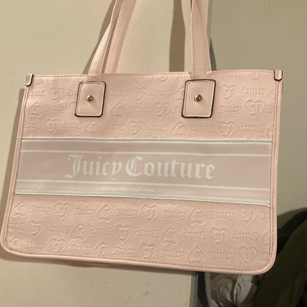 Juicy Couture Light Pink Embossed Tote